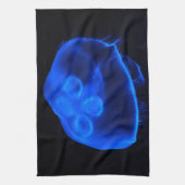 Blaue Quallen Handtuch (Vertikal)