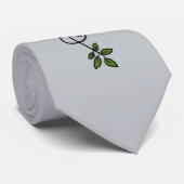 Blaue Ranke Krawatte (Gerollt)