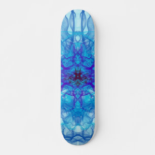 BLAUE RAUCH - Fraktal Art - Skateboard