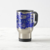 Blaue Rauch-Tasse des Spiel-PS3 Reisebecher (VorderseiteRechts)