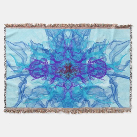 BLAUE RAUCHEN - Fraktal Art - Decke (Vorderseite)