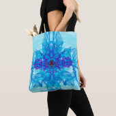 BLAUE RAUCHEN - Fraktal Art - Tasche (Von Nahem)