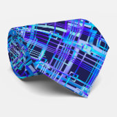 Blaue Raute für Navy Blue Krawatte (Gerollt)