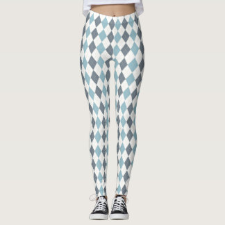 Blaue Raute Leggings