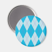 Blaue Raute Magnet (Vorderseite/Rückseite)