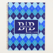 Blaue Raute: Neuer Arbeitsplatz zurück in die Schu Planer (Vorderseite)