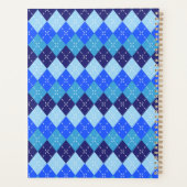 Blaue Raute: Neuer Arbeitsplatz zurück in die Schu Planer (Rückseite)