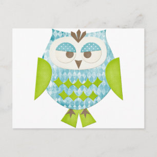 Blaue Raute Postkarte