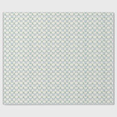 Blaue Reben Freude Geschenkpapier (Flach)