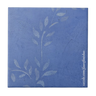 Blaue Reben-Keramikfliesen Fliese