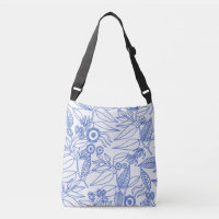 Blaue Reben und Blume