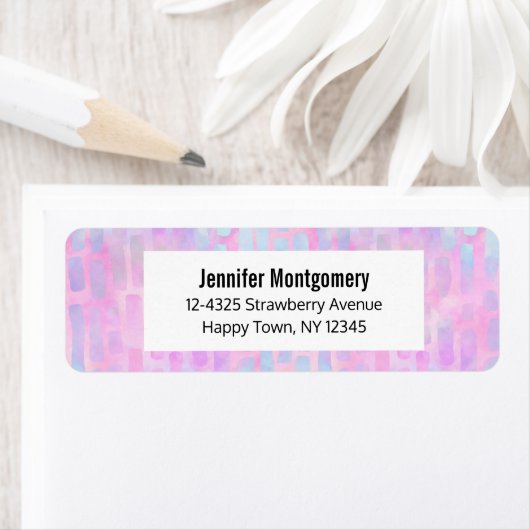 Blaue Rechteck-Formen auf rosa Hintergrund (Insitu)