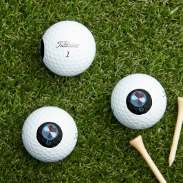 BLAUE RED PATCHWORT BLUME FORM MONOGRAMM INITIALEN GOLFBALL