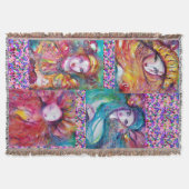 BLAUE, RED,YELLOW CARNIVAL MASCHINEN MIT CONFETTI DECKE (Vorderseite)