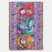 BLAUE, RED,YELLOW CARNIVAL MASCHINEN MIT CONFETTI DECKE (Vorderseite Vertikal)