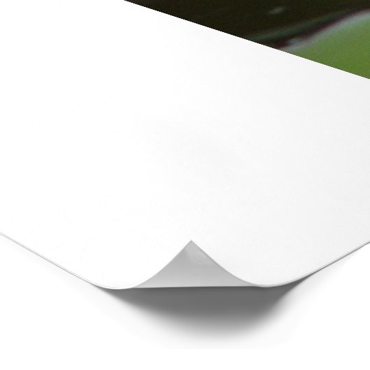 Blaue Reflektionen Poster (Ecke)