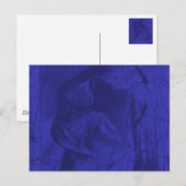 Blaue Reflektionen Postkarte (Vorne/Hinten)
