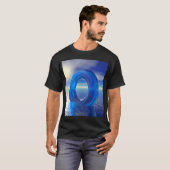 Blaue Reflektionen T-Shirt (Vorne ganz)