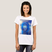 Blaue Reflektionen T-Shirt (Vorne ganz)