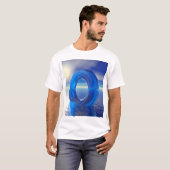 Blaue Reflektionen T-Shirt (Vorne ganz)