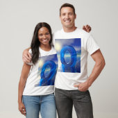 Blaue Reflektionen T-Shirt (Unisex)