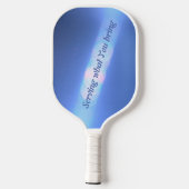 Blaue Refraktion Pickleball Schläger (Rückseite)