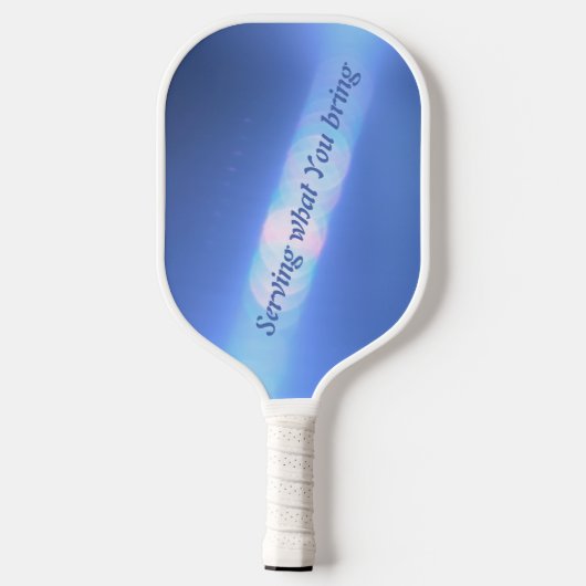 Blaue Refraktion Pickleball Schläger (Rückseite)