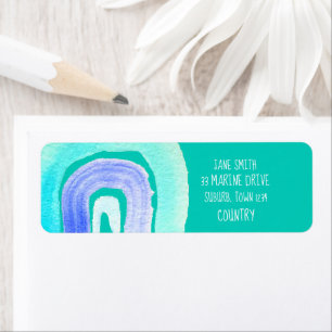 Blaue Regenbogenfarbe Liebe