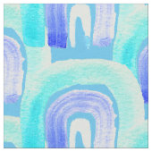 Blaue Regenbogenfarbe Liebe Stoff (Nahaufnahme)