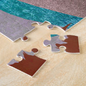 Blaue Regenbogenlandschaft Puzzle (Seite)