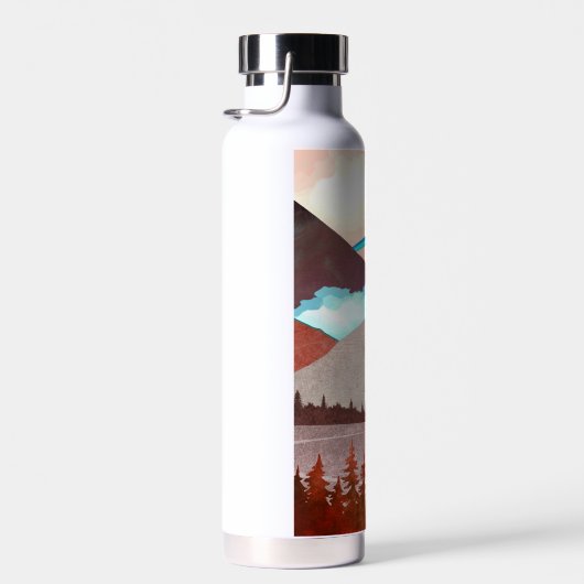 Blaue Regenbogenlandschaft Trinkflasche (Rechts)