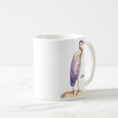 Blaue Reiher-Tasse Kaffeetasse (VorderseiteRechts)