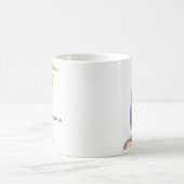 Blaue Reiher-Tasse Kaffeetasse (Mittel)