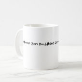 Blaue Reiherzen-Buddhist-Mitte-Kaffee-Tasse Kaffeetasse (Vorderseite Links)
