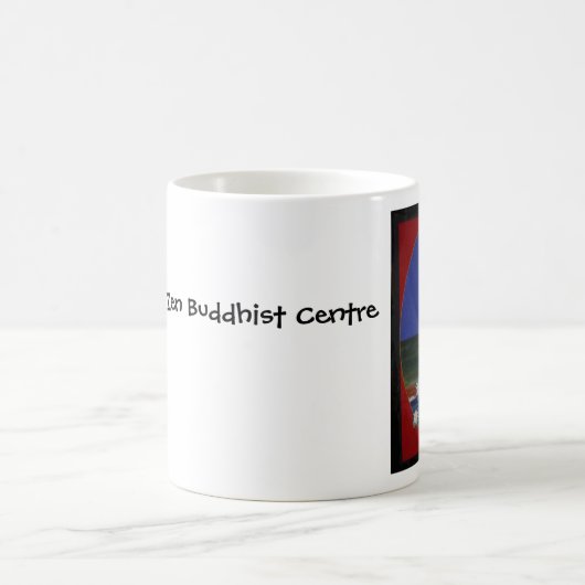Blaue Reiherzen-Buddhist-Mitte-Kaffee-Tasse Kaffeetasse (Mittel)