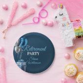 Blaue Rente-Party-Ballon-Geschenke Pappteller (Party)