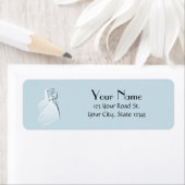 Blaue Retro Hochzeits-Tänzer (Insitu)