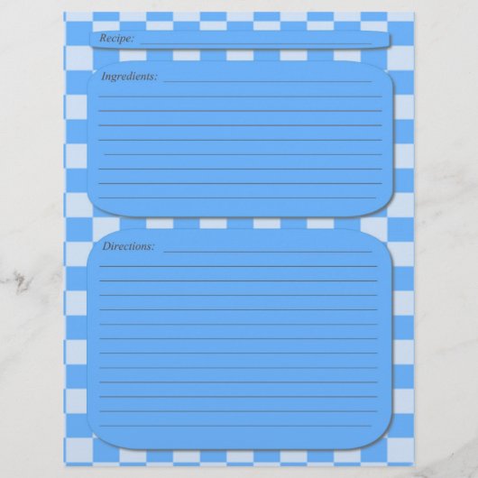 Blaue Rezeptseite (Rückseite)