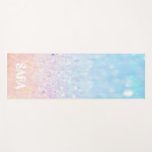 Blaue Rhapsody-Meditation Yoga-Matte Yogamatte (Vorderseite (Horizontal))