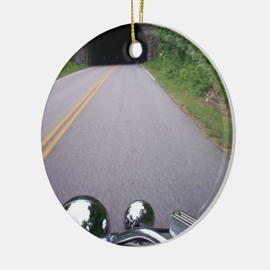 Blaue Ridge-Allee-landschaftlicher Weg Keramikornament (Links)