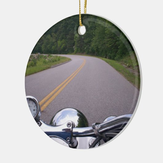 Blaue Ridge-Allee-landschaftlicher Weg Keramikornament (Links)