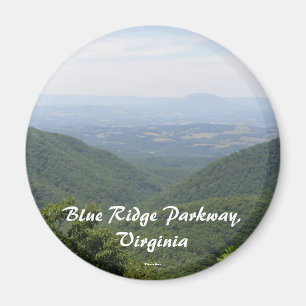 Blaue Ridge-Allee Magnet