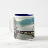 Blaue Ridge-Allee Zweifarbige Tasse (Vorderseite Links)