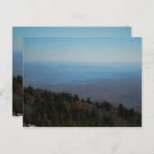 Blaue Ridge Berge nennen Reisefotos Postkarte (Vorne/Hinten)