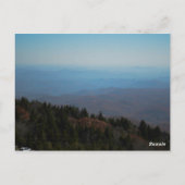 Blaue Ridge Berge nennen Reisefotos Postkarte (Rückseite)