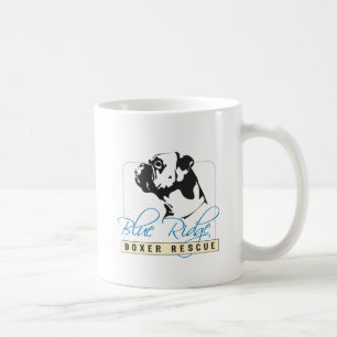 Blaue Ridge-Boxer-Rettung Kaffeetasse