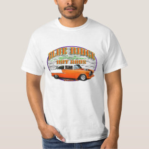 Blaue Ridge-frisierte Autos T-Shirt