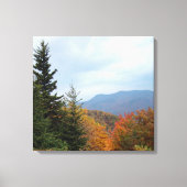 Blaue Ridge im Herbst Leinwanddruck (Vorderseite)