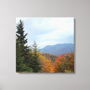 Blaue Ridge im Herbst Leinwanddruck
