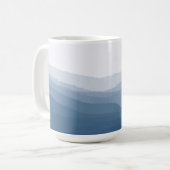 Blaue Ridge Mountains Originalkunstwerke Kaffeetasse (Vorderseite Links)